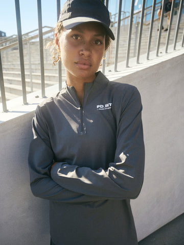 ESSENTIAL HALF ZIP (SPACE GREY)