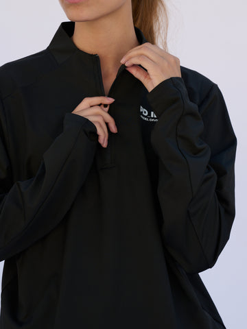 ESSENTIAL HALF ZIP (BLACKOUT)