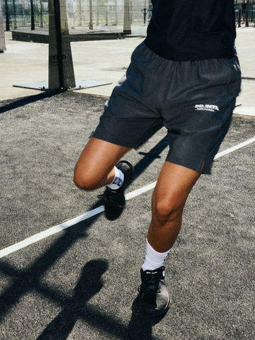 ESSENTIAL PADEL SHORTS - SPACE GREY